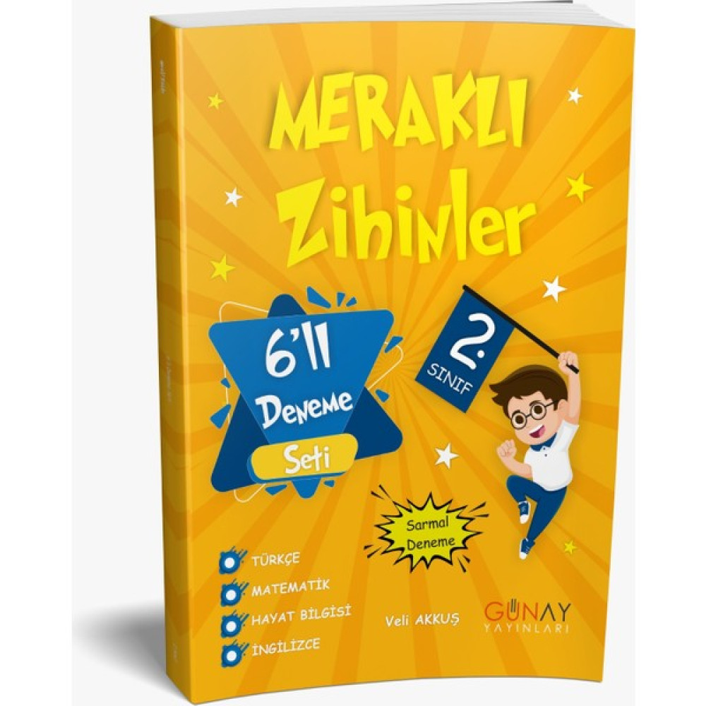 Günay Yayınları Yayınları 2.Sınıf Meraklı Zihinler Etkinlikli Tüm Dersler Soru Bankası Tüm Dersler Fiyatı