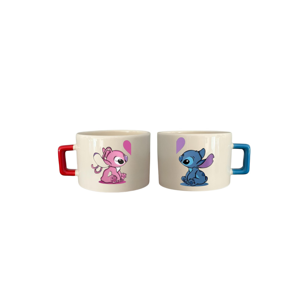 GünayStore SEVİMLİ KARAKTER BASKILI LATTE & NESCAFE SEVGİLİ ÇİFT KUPA Kupa Fiyatı