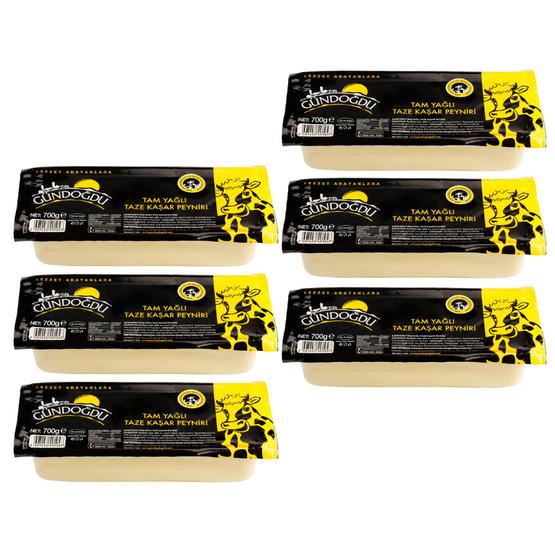 Gündoğdu 6x700 gr Taze Kaşar Peyniri Peynir Fiyatı