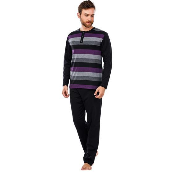 Güneş 5154 Uzun Kol Mevsimlik Erkek Pijama Takımı