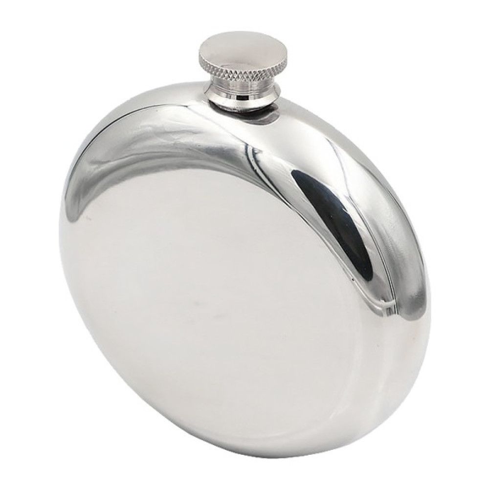 Güneş Çelik Parlak Gri 5 oz 150 ml Yuvarlak İçki Matarası py80-5 Matara Fiyatı
