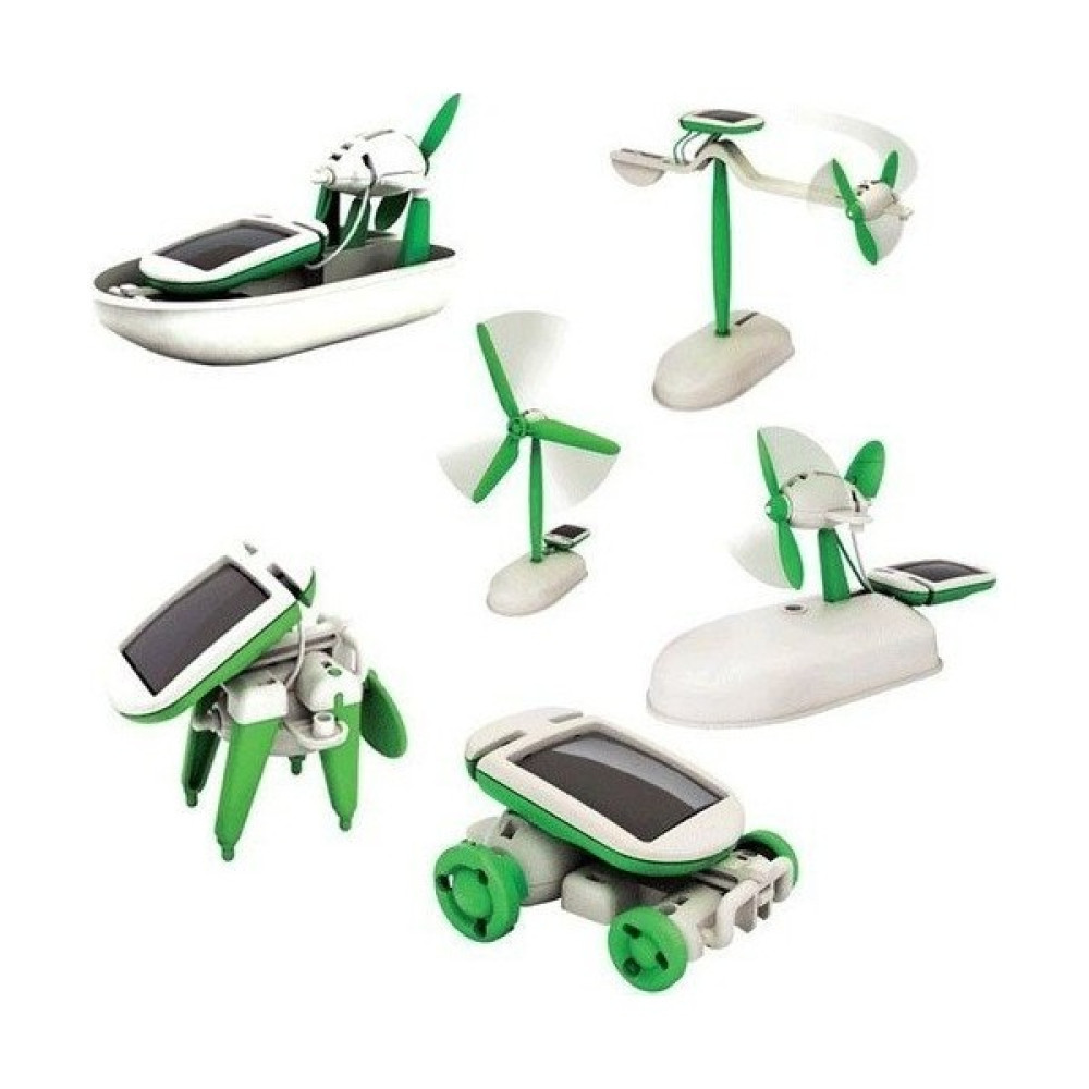 Güneş Enerjili Robot Oluşturma Seti Solar Kit (6 In 1) - Beyaz Dış Mekan & Bahçe Oyuncakları Fiyatı