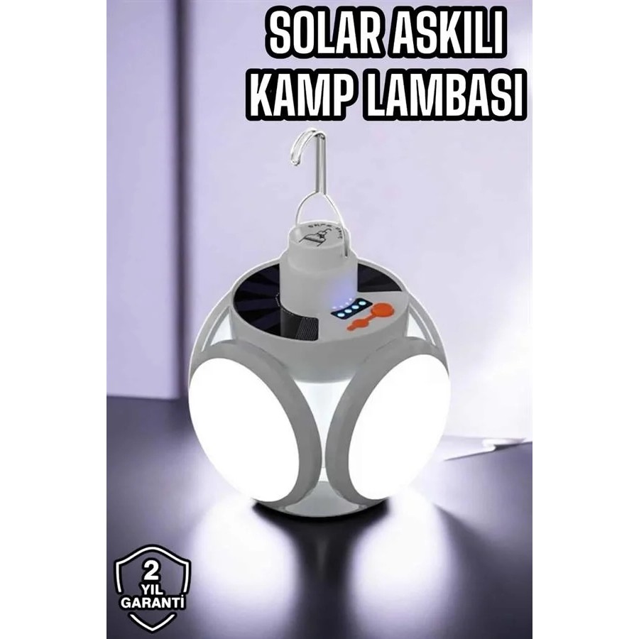 Güneş Enerjili Solar Aydınlatma Kamp Çadır Lambası LED Şarjlı Ampül Su Geçirmez Tasarım SSD / Solid State Drive Fiyatı