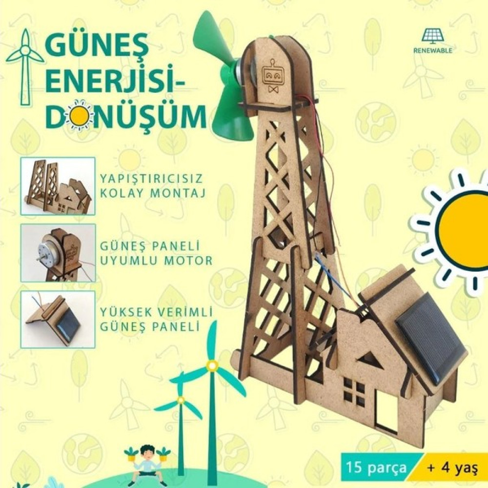Güneş Enerjisi Dönüşüm Set Eğitici Oyuncak Fiyatı