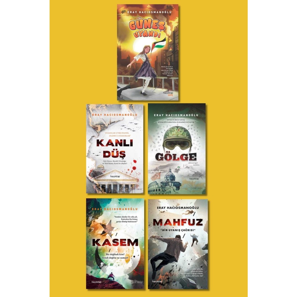 Güneş Uyandı - Mahfuz - Kasem - Kanlı Düş - Gölge 5 Kitap - Eray Hacıosmanoğlu Diğer Fiyatı