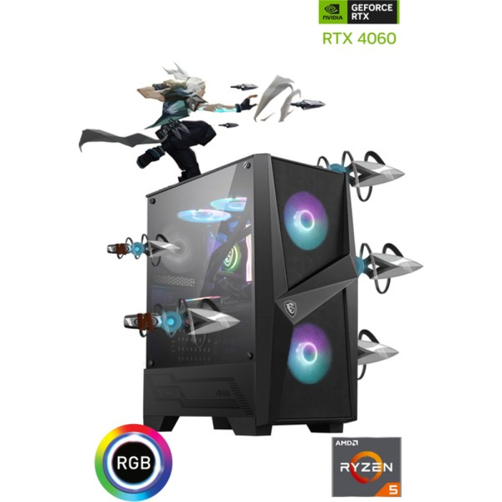 Güneysu Gaming Ggwp-72 Ryzen 5 5600 32GB Ddr4 1 Tb M.2 SSD Rtx 4060 8gb Oyuncu Bilgisayarı Masaüstü Bilgisayar Fiyatı