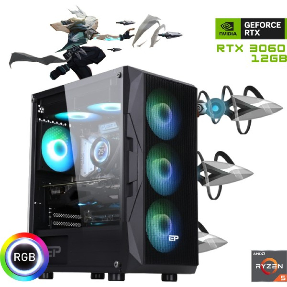 Güneysu Gaming R5-3060 Ryzen 5 5600 16GB Ddr4 1tb SSD RTX3060 12GB Oto Boyaları Fiyatı