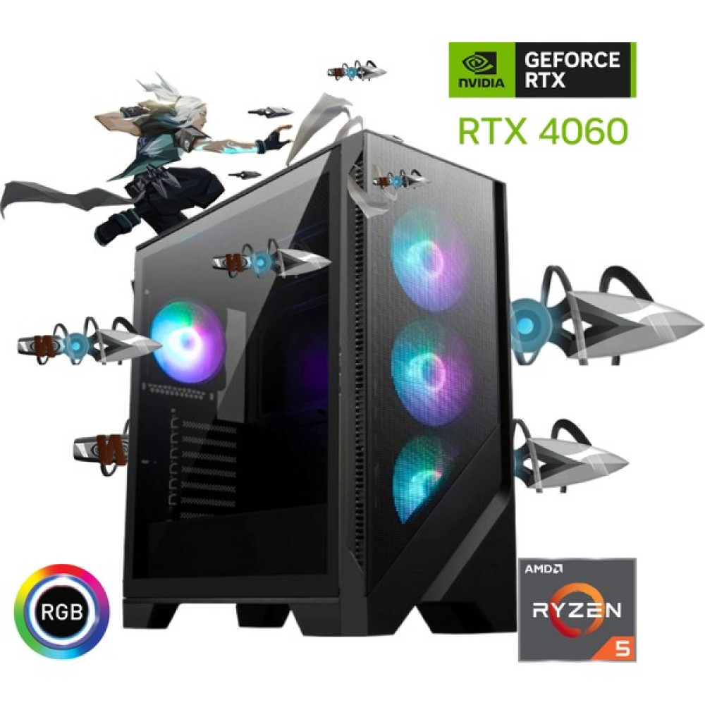 Güneysu Ryzen 5 7600X 16GB Ddr5 1tb SSD Rtx 4060 Oyun Bilgisayarı - Orjinal Oto Boyaları Fiyatı
