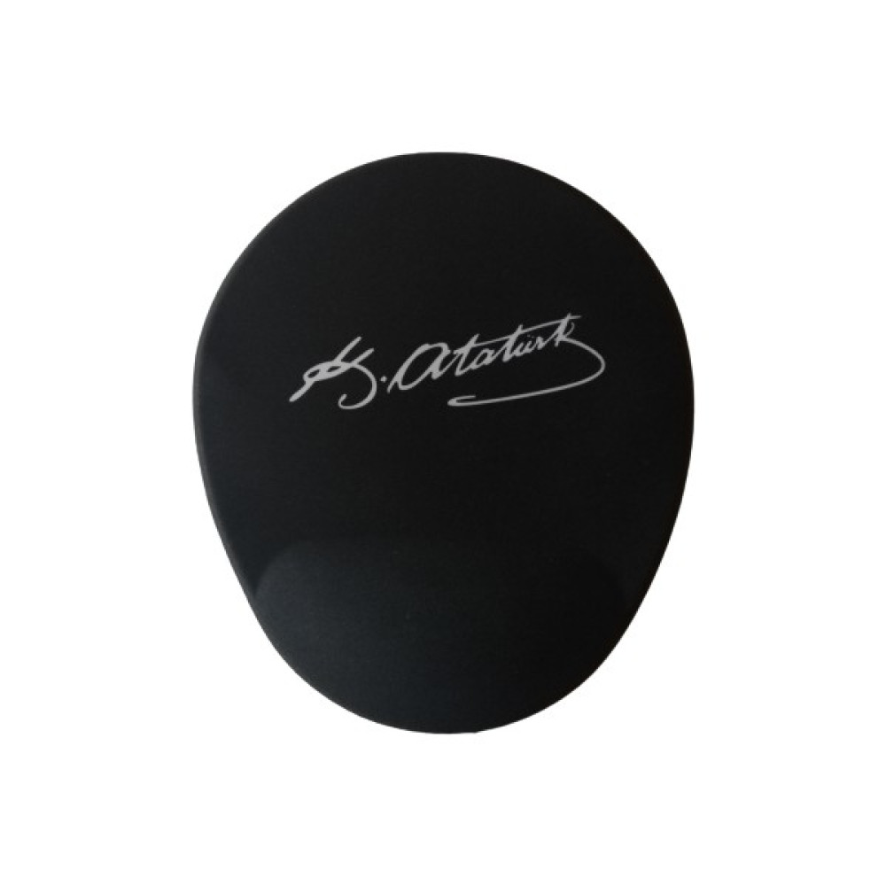 Güngörür Atatürk Imzalı Siyah Ergonomik Silikon Bileklikli Mouse Pad 24X21 cm Mouse Pad Fiyatı