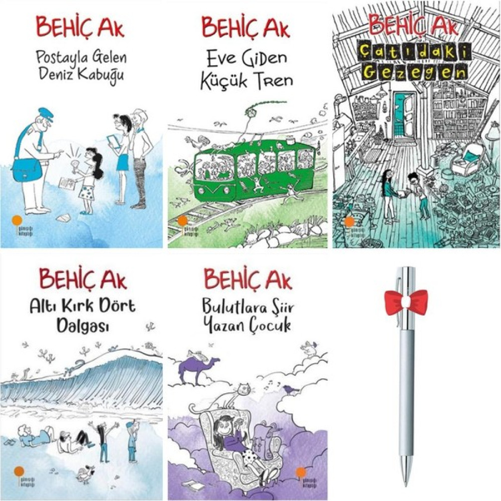 Günışığı Kitaplığı 5 Kitap - Postayla Gelen Deniz Kabuğu - Çatıdaki Gezegen - Eve Giden Küçük Tren +2 - Behiç Ak Çocuk Masal Fiyatı