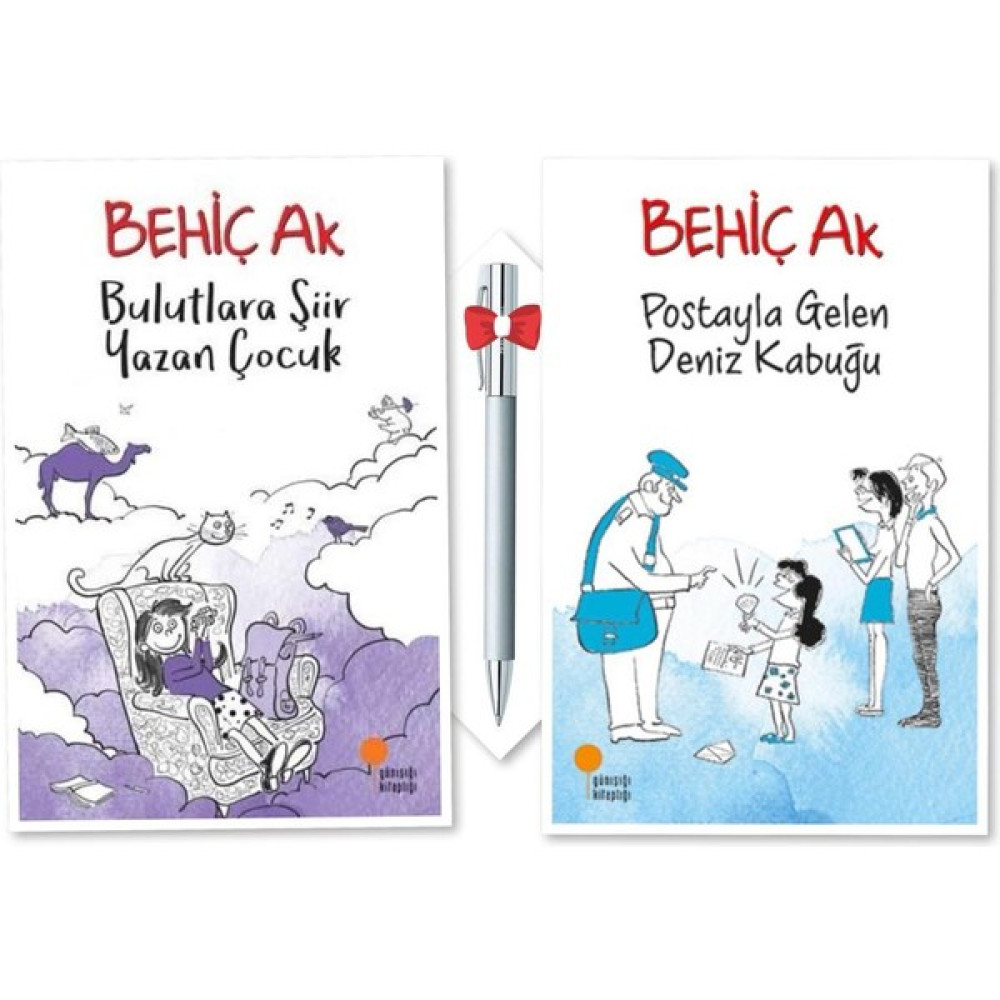 Günışığı Kitaplığı Bulutlara Şiir Yazan Çocuk - Postayla Gelen Deniz Kabuğu - Behiç Ak 2 Kitap - Caprice Kalem - Behiç Ak Çocuk Öykü Fiyatı