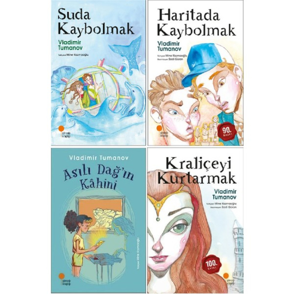Günışığı Kitaplığı Vladimir Tumanov 4 Kitap Set / Suda Kaybolmak - Haritada Kaybolmak - Asılı Dağ'ın Kahini - Kraliçeyi Kurtarmak Çocuk Roman Fiyatı