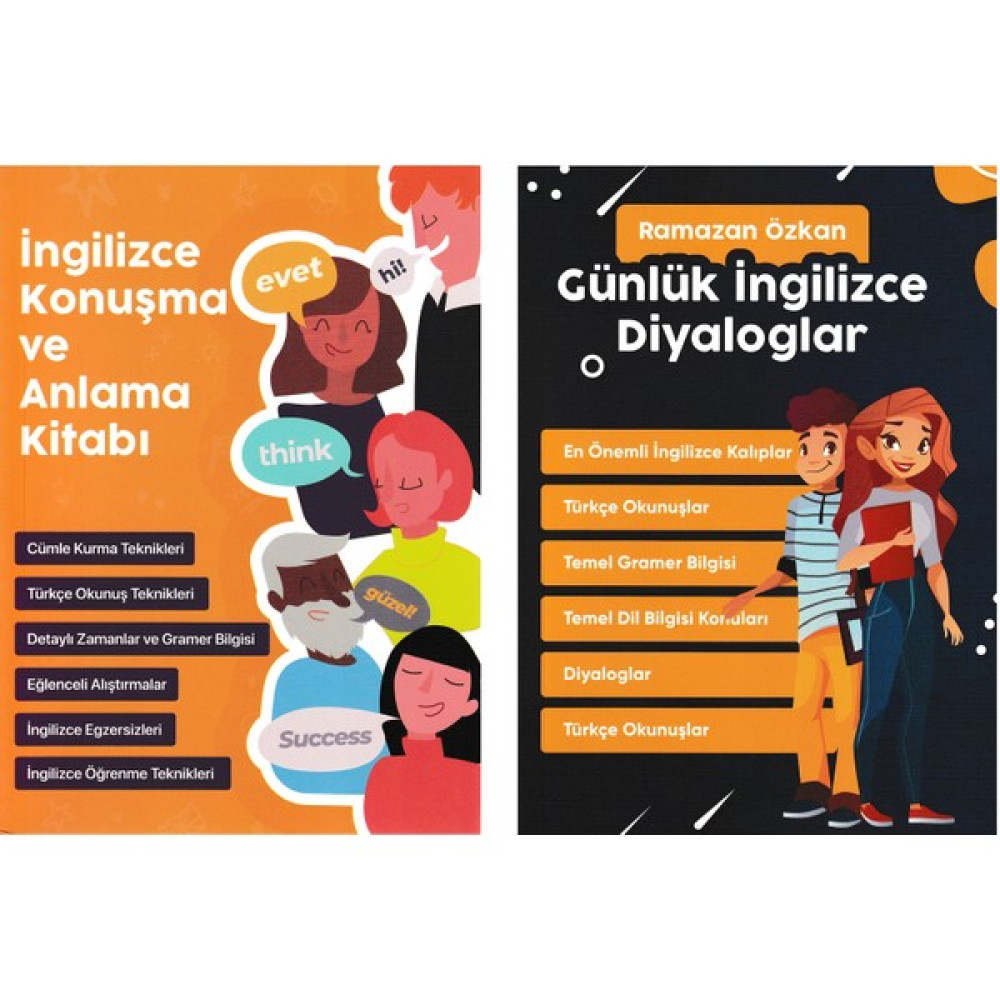 Günlük Ingilizce Diyaloglar ve Ingilizce Konuşma ve Anlama Kitabı - 2 Kitap - Ramazan Özkan Yabancı Dil Öğretici Kitaplar ve Eğitim Setleri Fiyatı