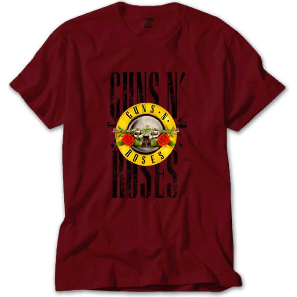 Guns N Roses Vintage Kırmızı Tişört Erkek T-shirt Fiyatı