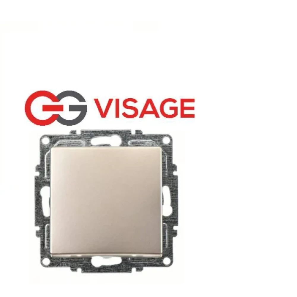Gunsan Visage Ambiance Metalik Bej Tekli Anahtar  Cercevesiz Elektrikli El Aletleri Fiyatı