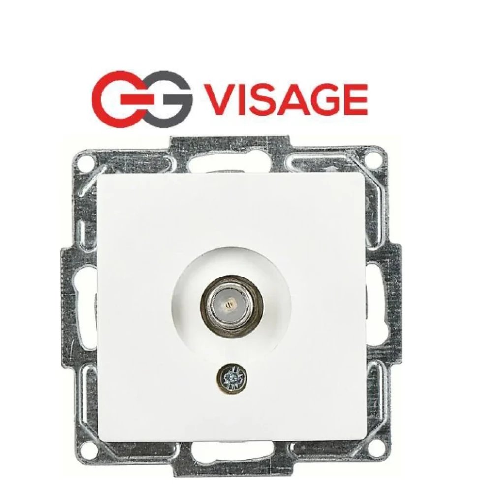 Gunsan Visage Beyaz Tv Priz Sonlu F Konnektorlu Cercevesiz Elektrikli El Aletleri Fiyatı