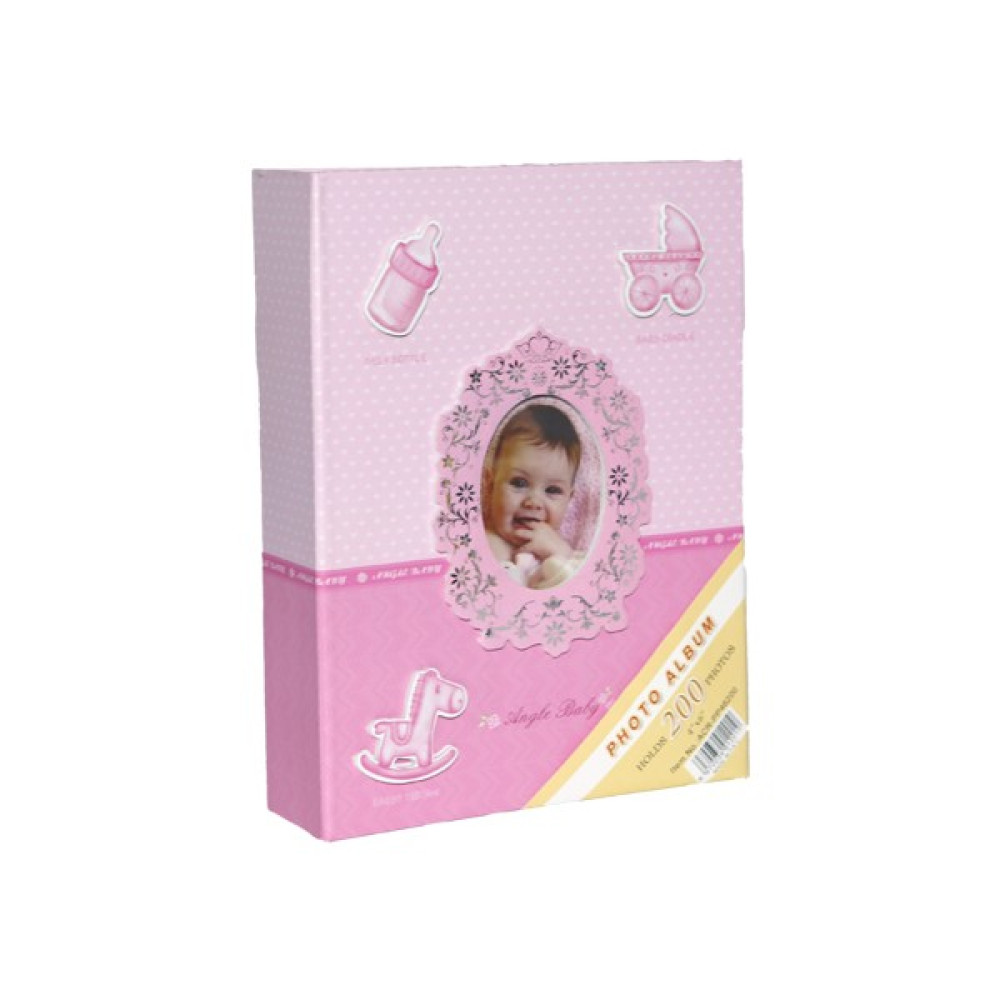 GünTech 10X15 100 Lük Bebek Fotoğraf Albümü Pembe Resim & Fotoğraf Çerçevesi Fiyatı