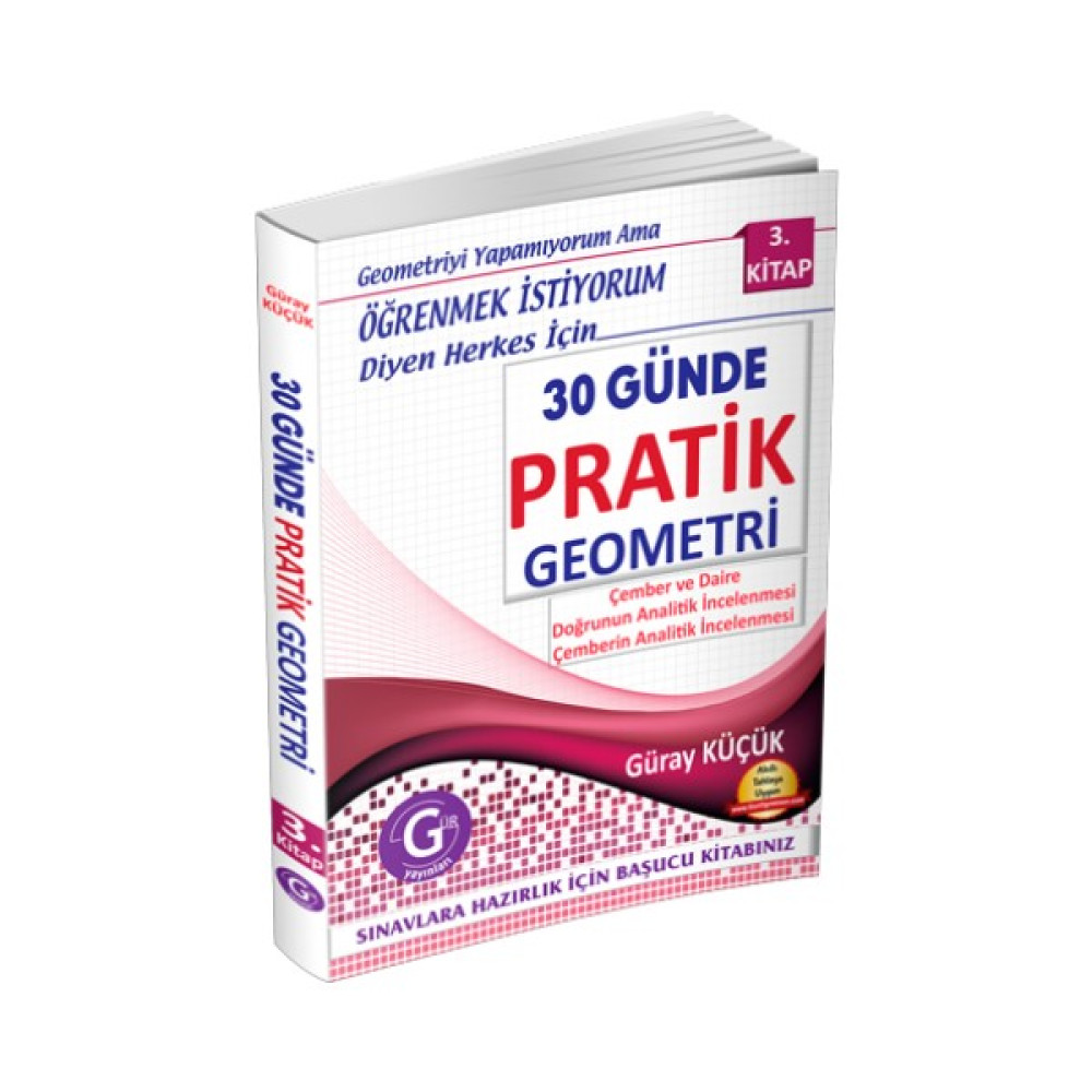 Gür Yayınları 30 Günde Pratik Geometri 3.kitap Geometri Fiyatı