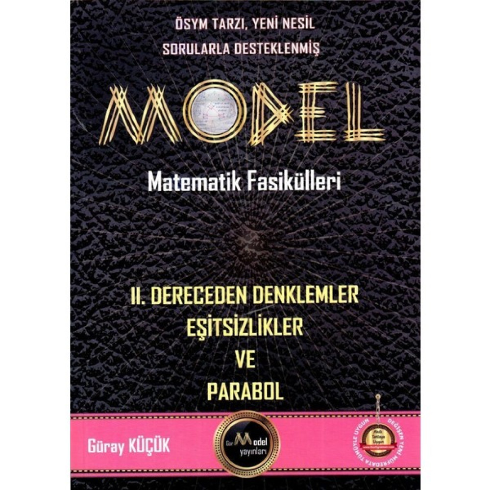 Gür Yayınları Model 2. Dereceden Denklemler Eşitsizlikler ve Parabol Matematik Fiyatı