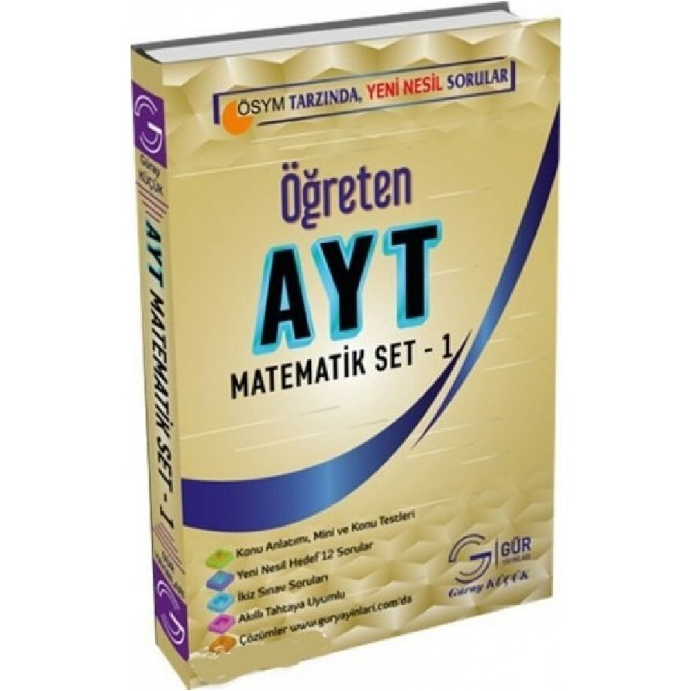 Gür Yayınları Öğreten AYT Matematik Set 1 Matematik Fiyatı