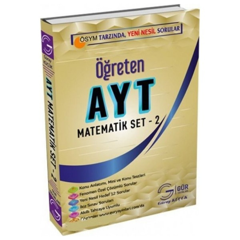 Gür Yayınları Öğreten AYT Matematik Set 2 Matematik Fiyatı