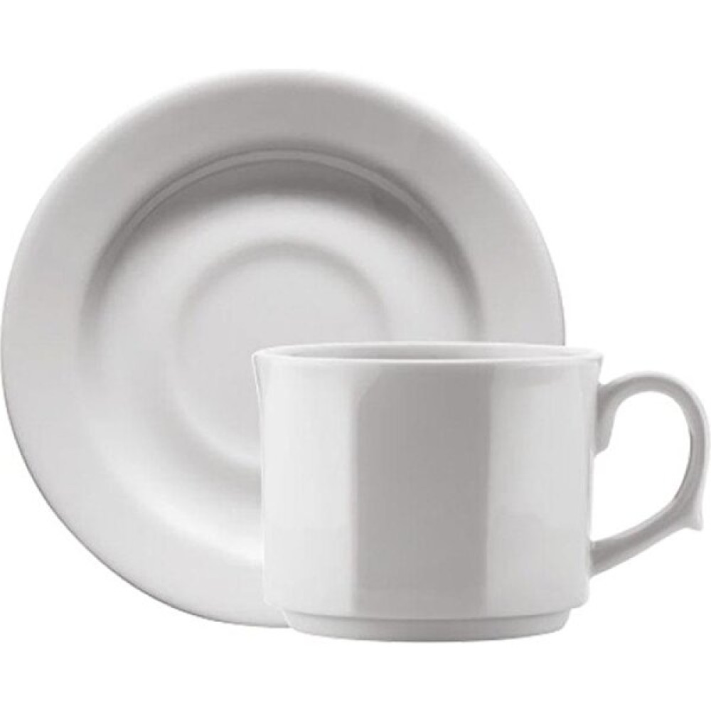 Güral Porselen HK02CT Tabaklı Çay ve Nescafe Fincanı 1 Adet 150 cc - Beyaz Fincan / Bardak / Kahve Takımı Fiyatı