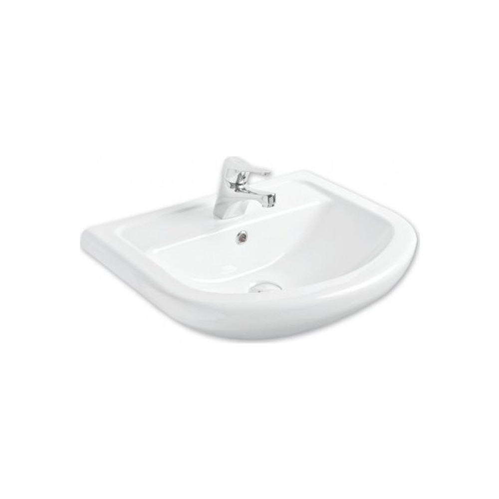 Güral Vit Yarım Tezgah Üstü Batarya Delikli Lavabo 45*57 Lavabo Fiyatı