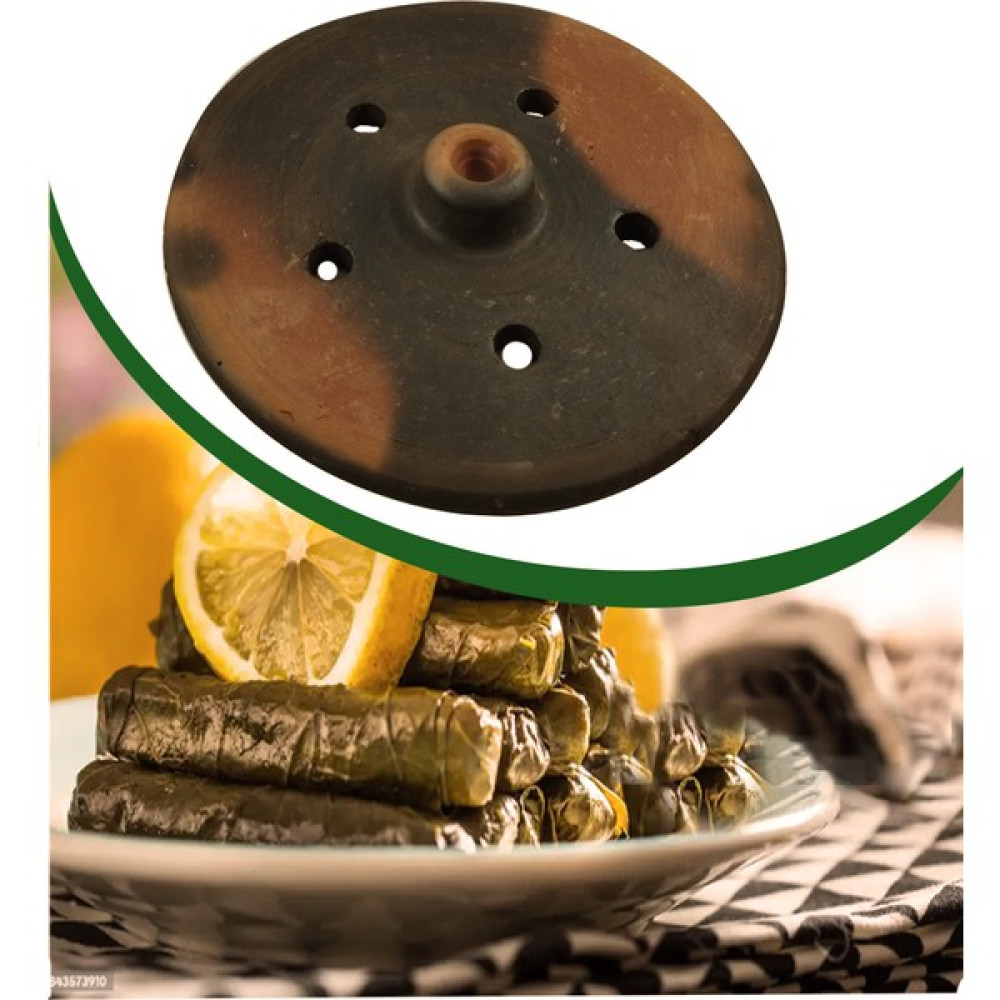 Güray Seramik Toprak Kiremit Dolma Sarma Taşı Kapağı 20 cm Toprak Dolma Taşı Yaprak Sarma Taşı - 1 Adet Mutfak Gereçleri Fiyatı
