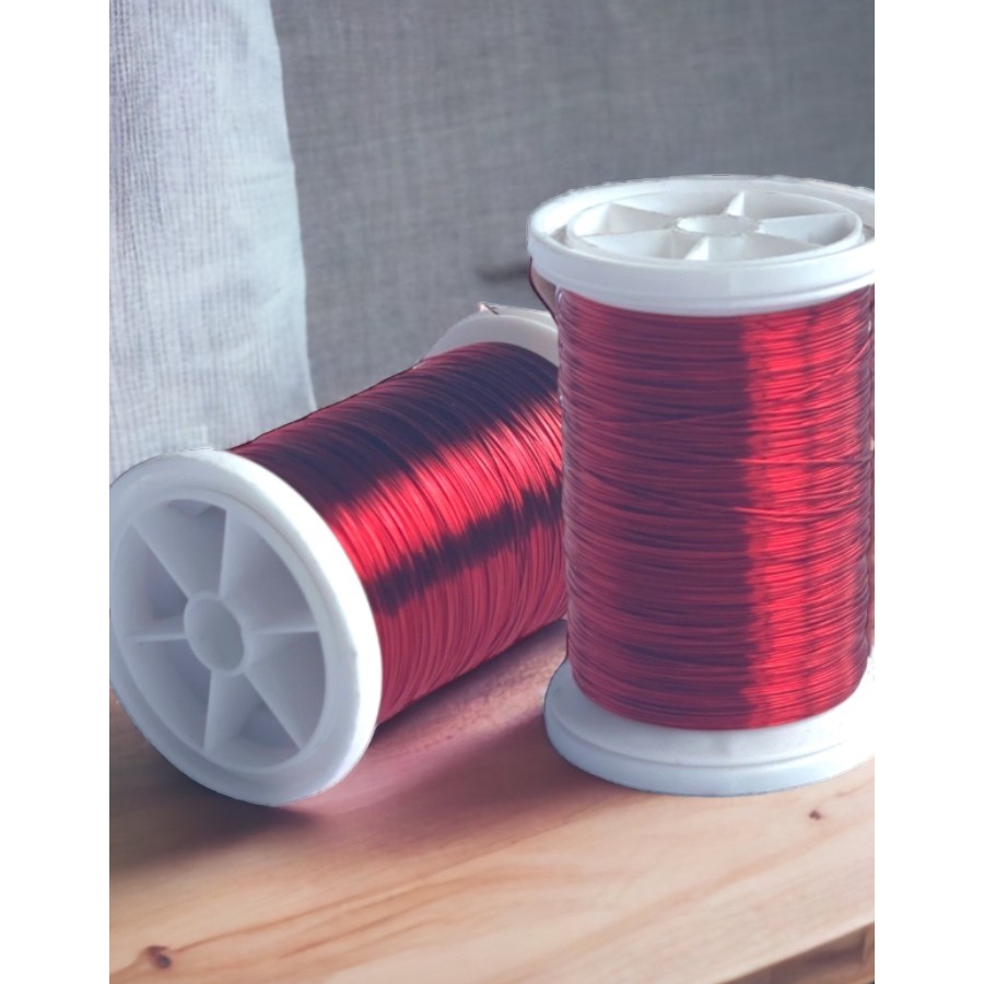 Gürbüz 0.30 mm ( 100GR- 150M) Kırmızı Renkli Bakır Filografi Teli Diğer Fiyatı