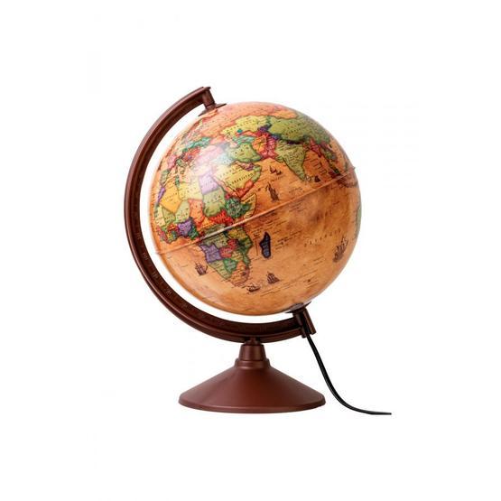 Gürbüz 20 cm Antik Işıklı Küre