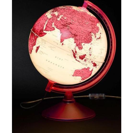 Gürbüz 26cm Globe Magenta Işıklı Küre