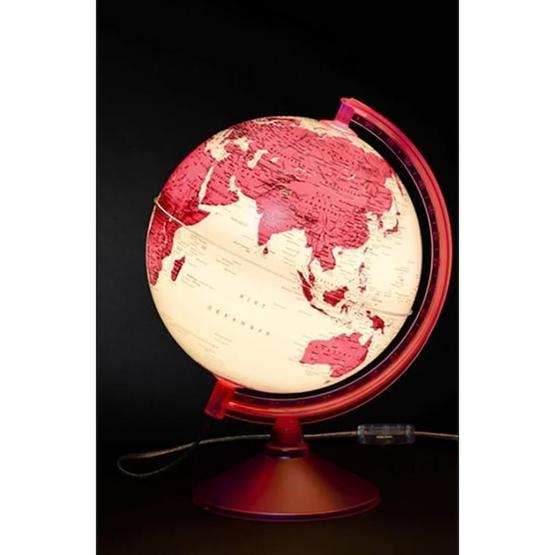 Gürbüz 26cm Globe Magenta Işıklı Küre