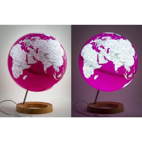 Gürbüz 33 cm Fuchsia Işıklı Küre