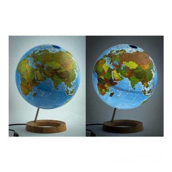 Gürbüz 33 cm Işıklı Fiziki+siyasi Küre