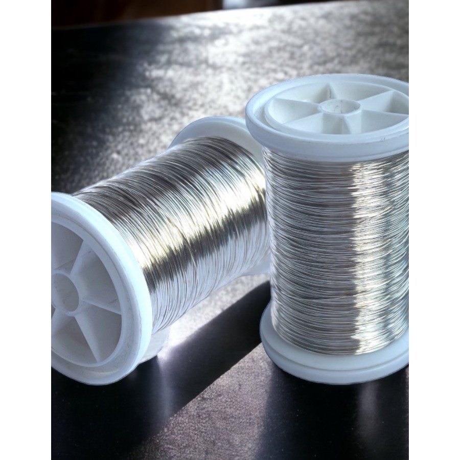 gürbüz filografi 0.30mm (100gr - 150m ) Bakır Üstü Gümüş Kaplı Parlak Gümüş Renkli Filografi Ve Çiçek Teli Diğer Fiyatı