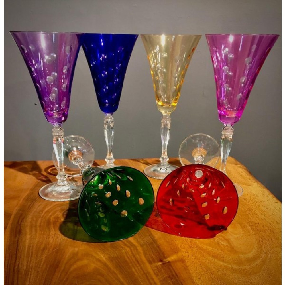 Gürdamar Home Bohemia Grape Renkli Dekorlu Kadeh Bardak Seti Fincan / Bardak / Kahve Takımı Fiyatı