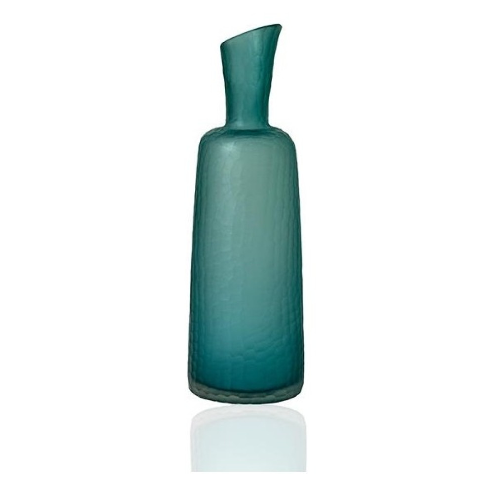 Gürdamar Home Carafe Uzun Mavi Cam Vazo 10,5 x 10,5 x 34 cm Vazo Fiyatı