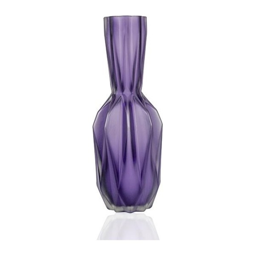 Gürdamar Home Dıamond Uzun Mor Cam Vazo 16X16X50 cm Vazo Fiyatı