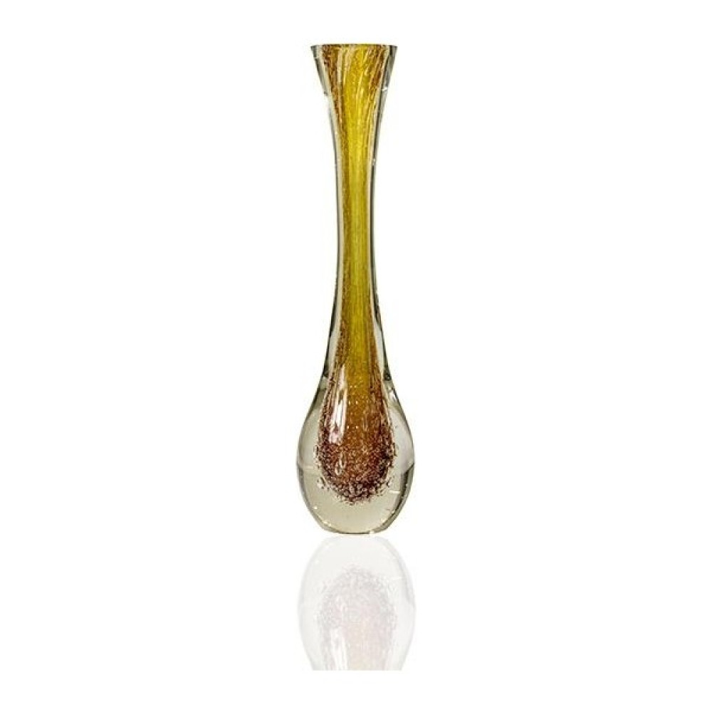 Gürdamar Home Slender Büyük Amber Cam Vazo 11X11X43 cm Vazo Fiyatı
