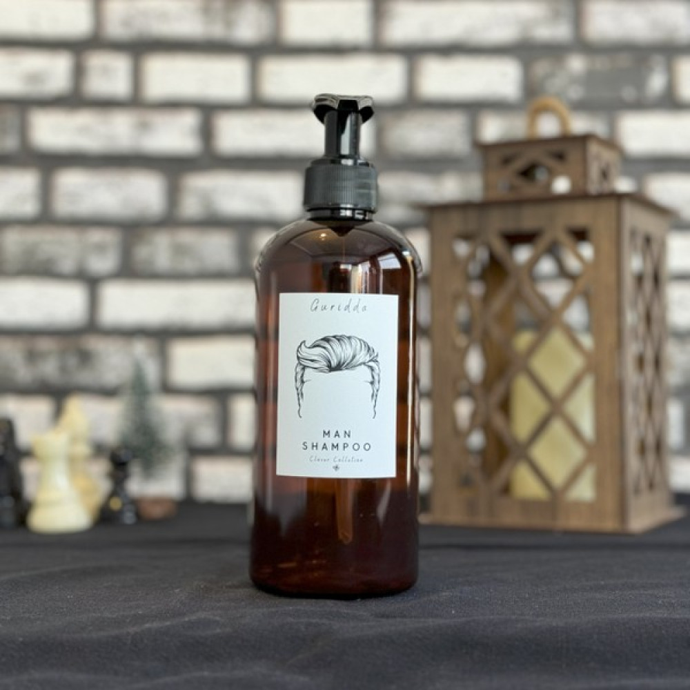 Guridda 500 ml Erkek Şampuan (Man Shampoo) Etiketli Amber Plastik Şişe Boston Oto Boyaları Fiyatı
