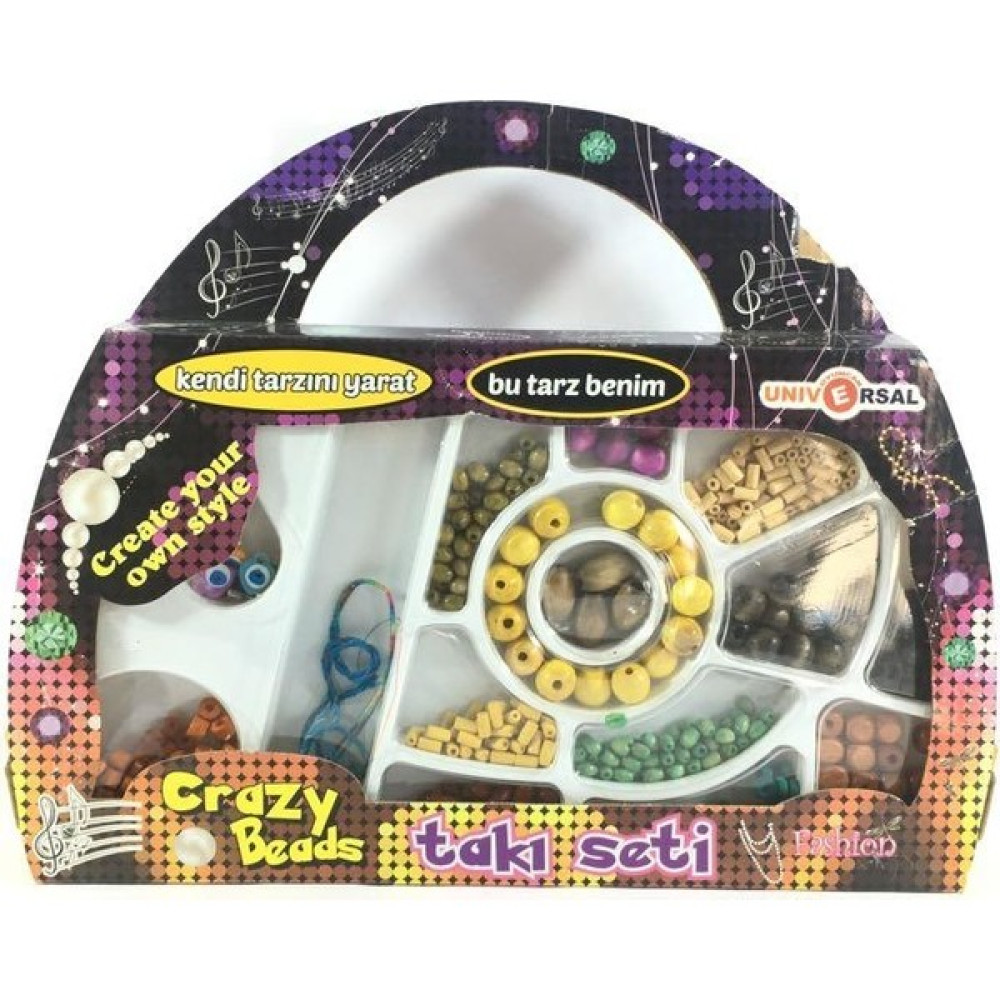 Gürkan Crazy Beads Çantali Takı Seti - EO-3086 - Renkli Oyuncak Fiyatı