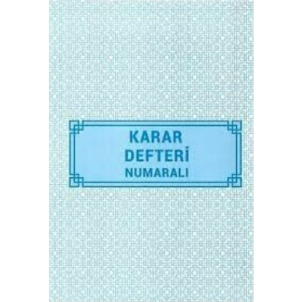 Gürmat 22X32 40 Yaprak Karton Kapak Karar Defteri KOD:080 Oto Boyaları Fiyatı