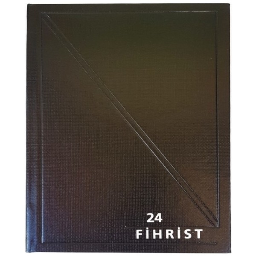 Gürpaş Ticari Fihrist 24'lü 17X24 Cilt Bezli Siyah Defter & Kağıt Ürünleri Fiyatı