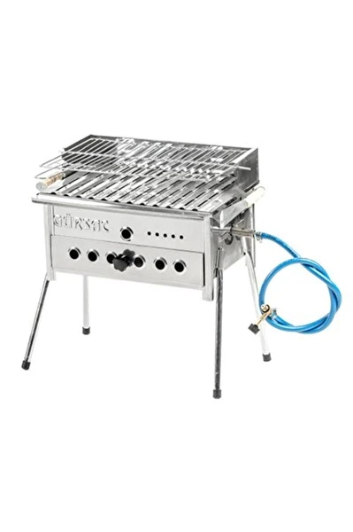 Gürsaç Tüplü Lav Taşlı 35x45 CM Pervazlı Mangal Seti Mangal ve Barbekü Fiyatı