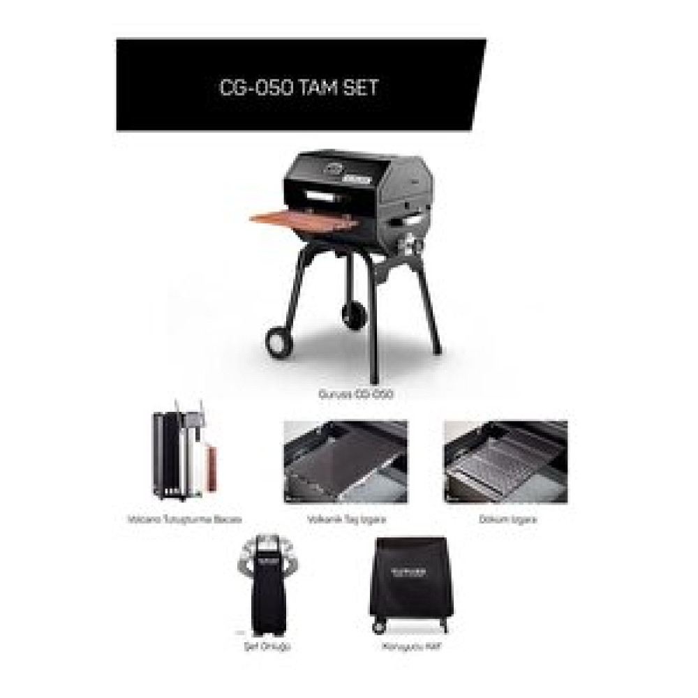 Guruss Rehome Guruss Cg050 Kömürlü Barbekü Mangal Tam Set Bahçe Mangalı & Barbekü Fiyatı