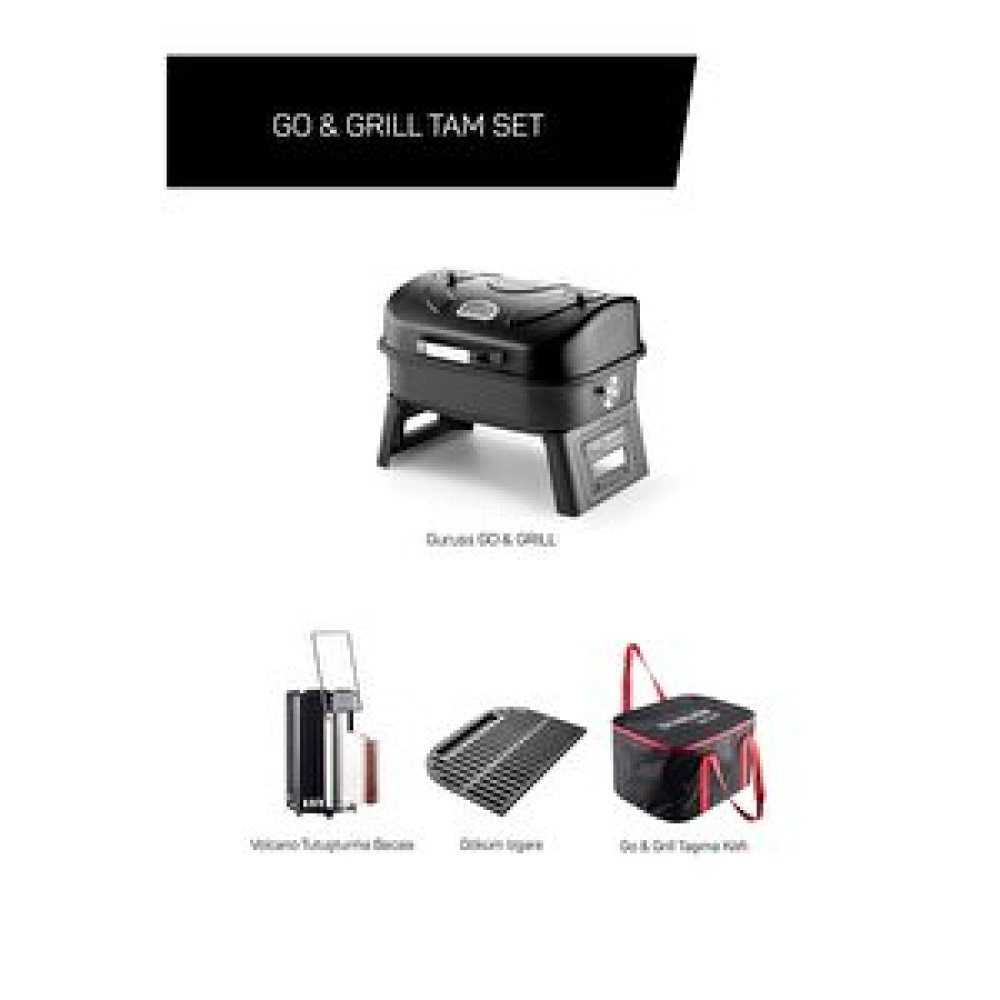 Guruss Rehome Guruss Go ve Grill Barbekü Mangal Tam Set Bahçe Mangalı & Barbekü Fiyatı