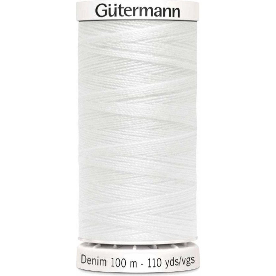 Gütermann Denim 100 Kot İpi (100 Metre Kot İpi) Tek Ebat Beyaz Diğer Fiyatı