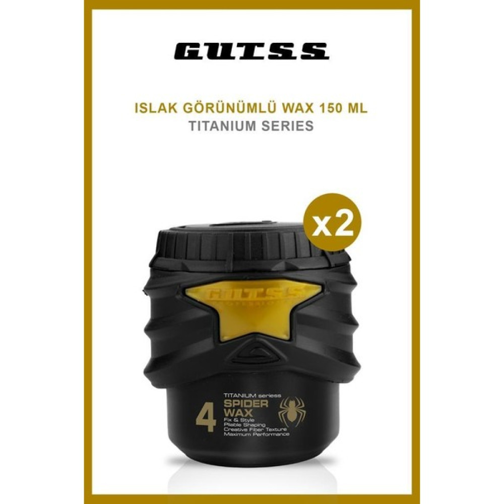 Gutss Şekillendirici Titanyum Örümcek Wax No:4 150ml X2 Saç Şekillendirici Krem Fiyatı