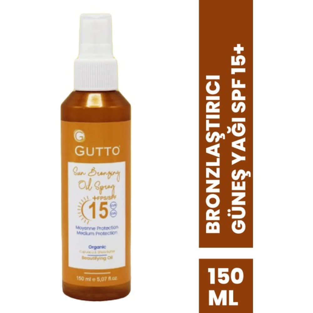 Gutto Sun Bronzıng Oil Spray Bronzlaştırma Etkili Güneş Kremi 150 ml Oto Boyaları Fiyatı