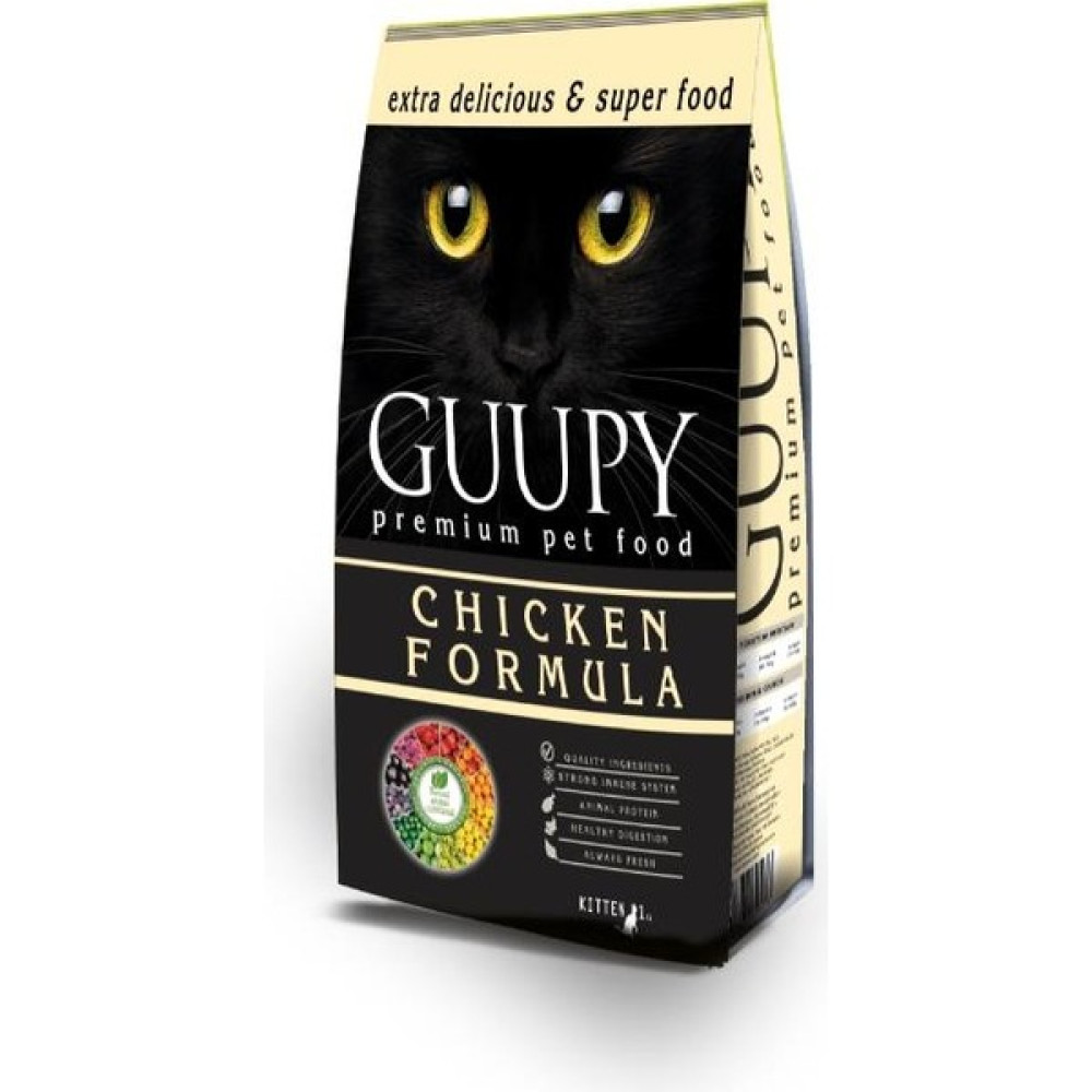 Guupy Kedi Maması Kitten Tavuklu 15KG Evcil Hayvan Ürünleri Fiyatı